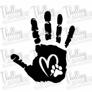 Jeep Hand Wave Pet Lover Decal