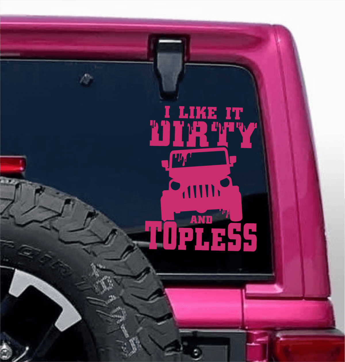 Jeep Dirty and Topless Decal - Image 5