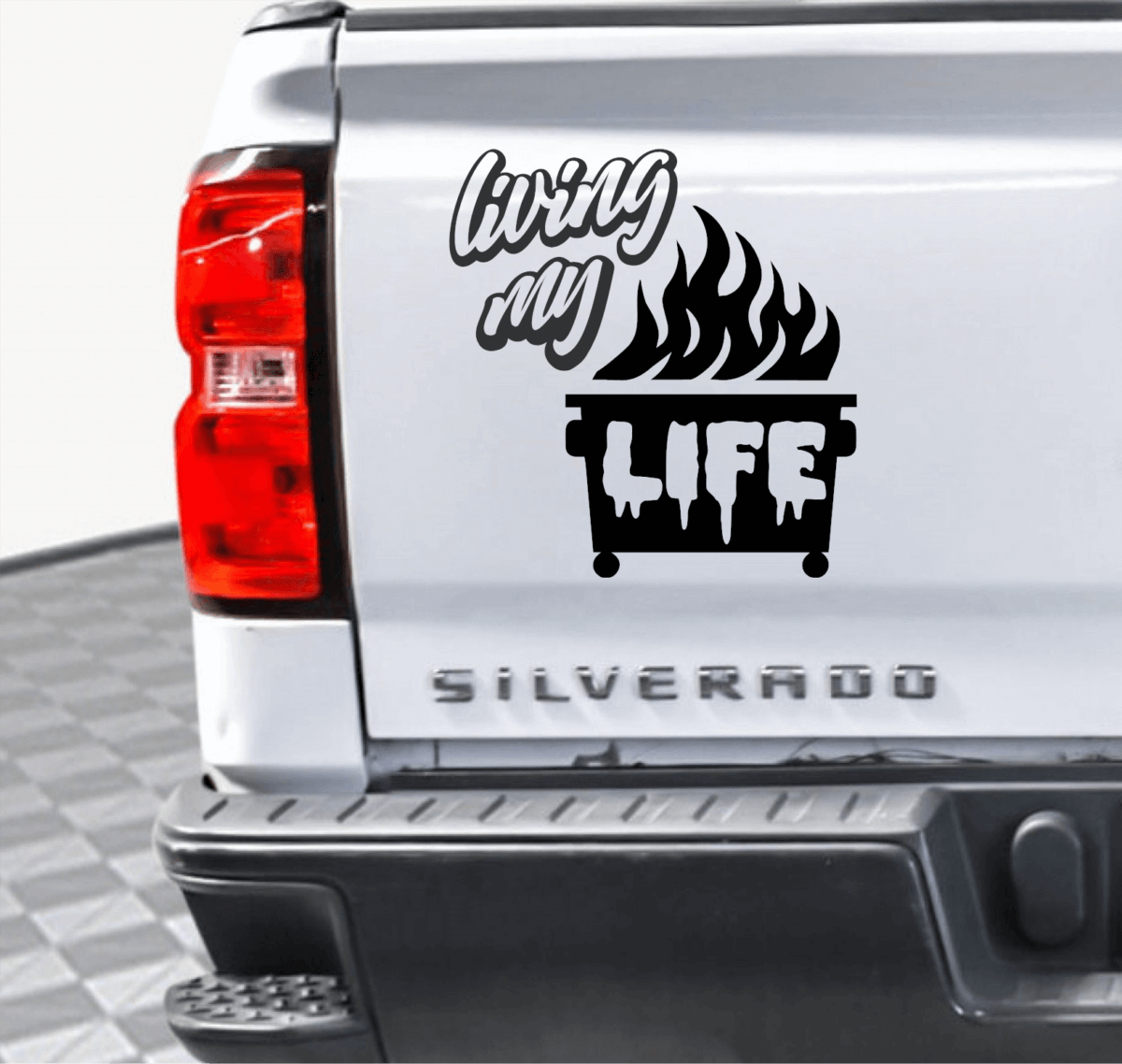 Living My Life Decal