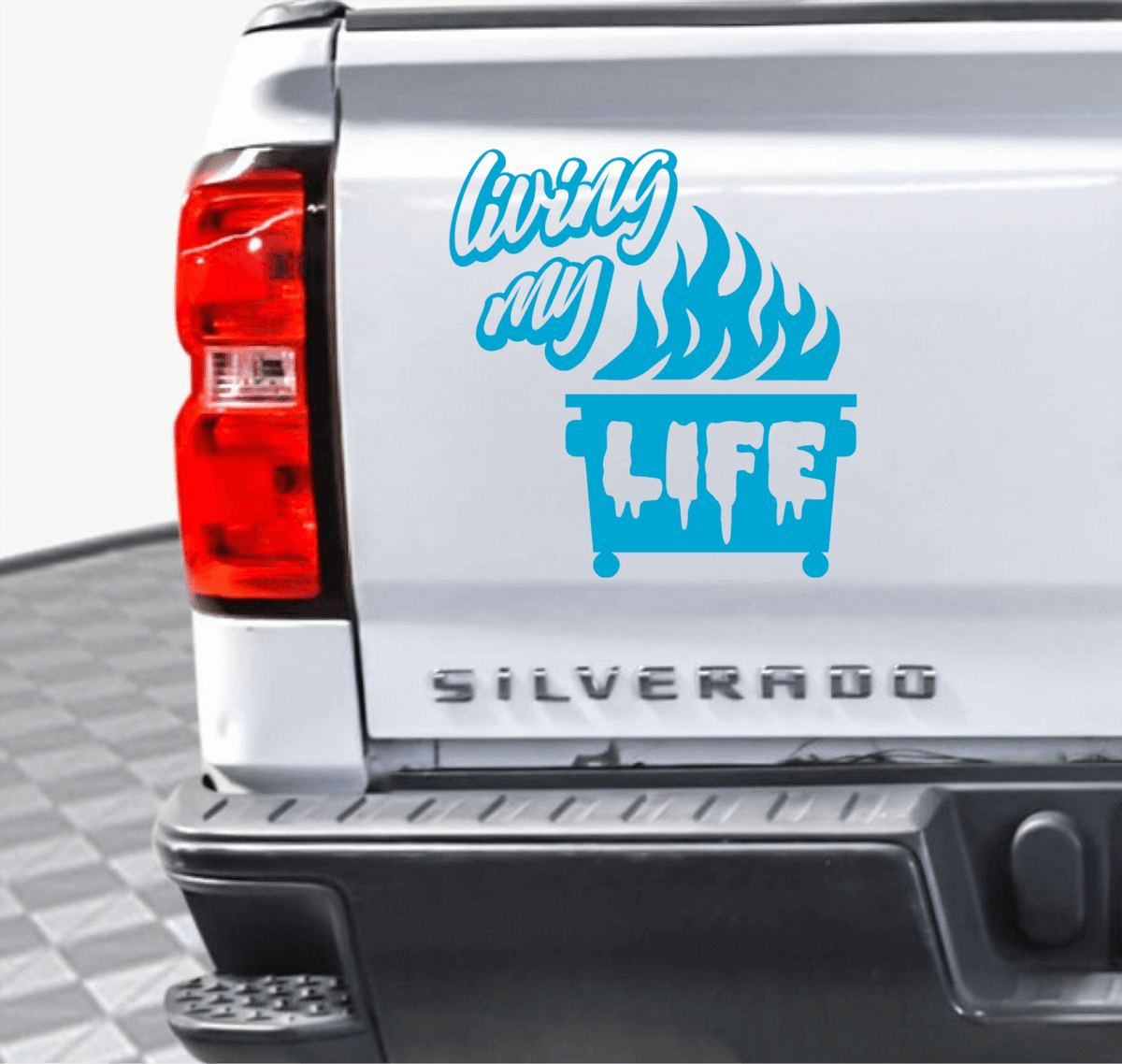 Living My Life Decal - Image 4