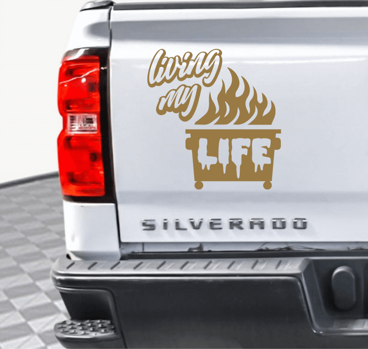 Living My Life Decal - Image 6