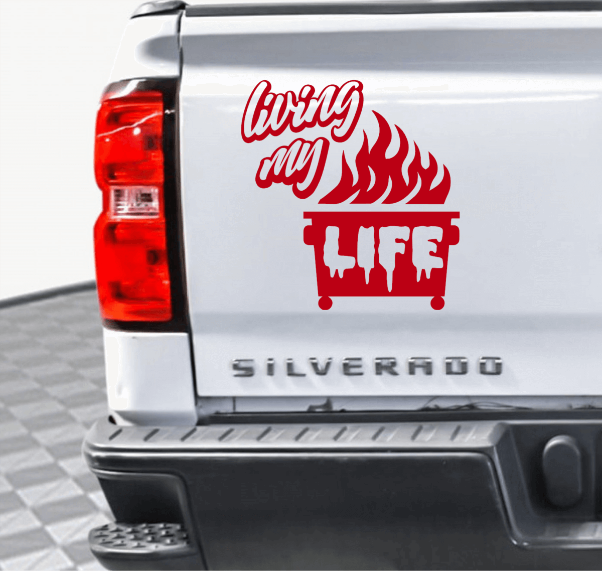 Living My Life Decal - Image 2