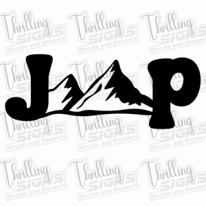 Jeep Mountain Decal