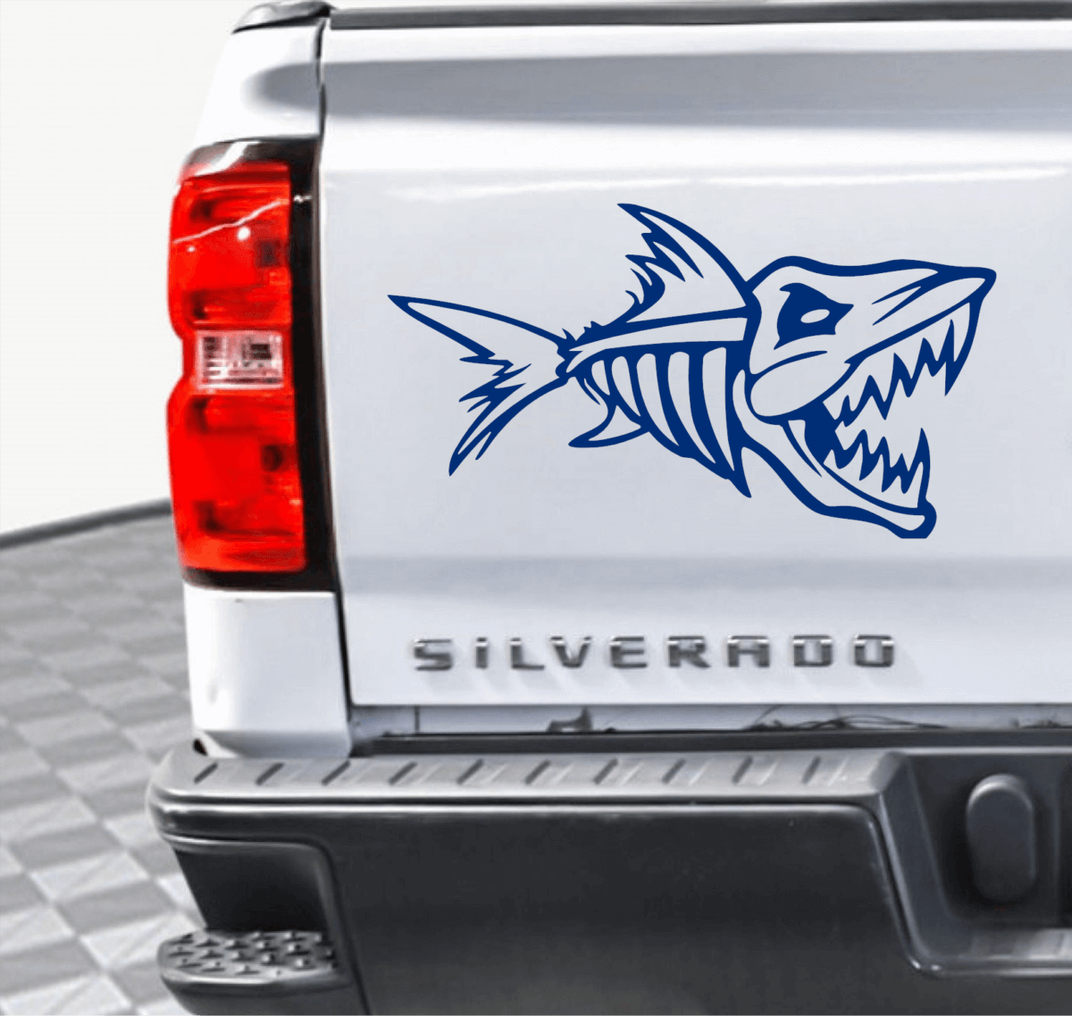 Skeleton Fish Decal - Image 2