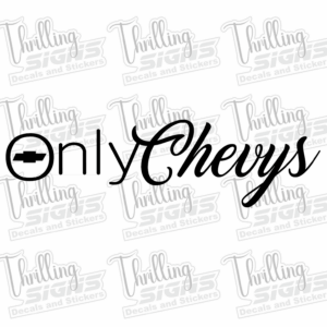 Only Chevy Decal