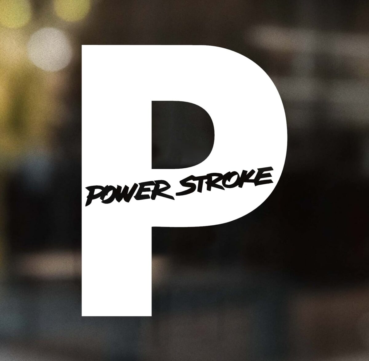P PowerStroke Decal