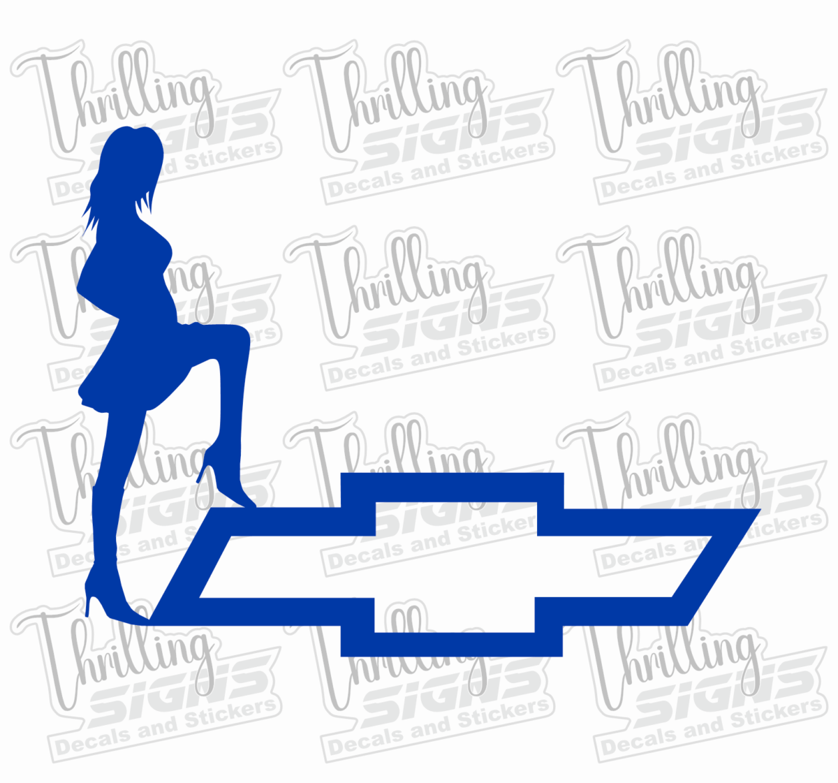 Chevy Girl Decal - Image 2