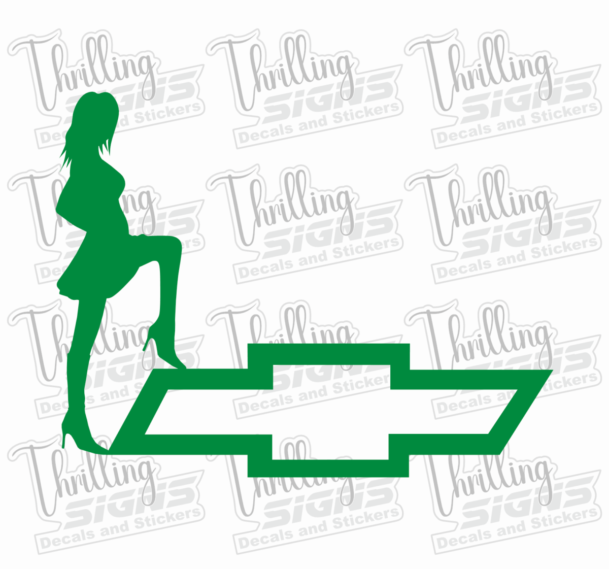 Chevy Girl Decal - Image 5