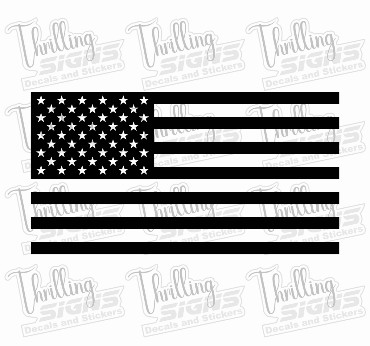 American Flag Decal - Image 9