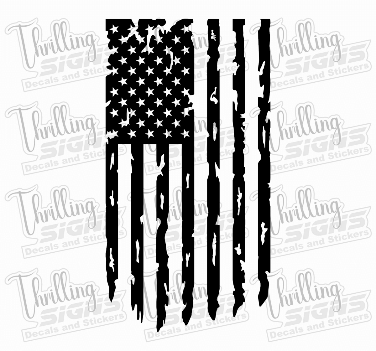 American Flag Decal