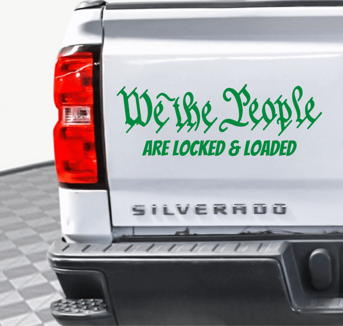 We The People Are Locked & Loaded Decal - Image 4