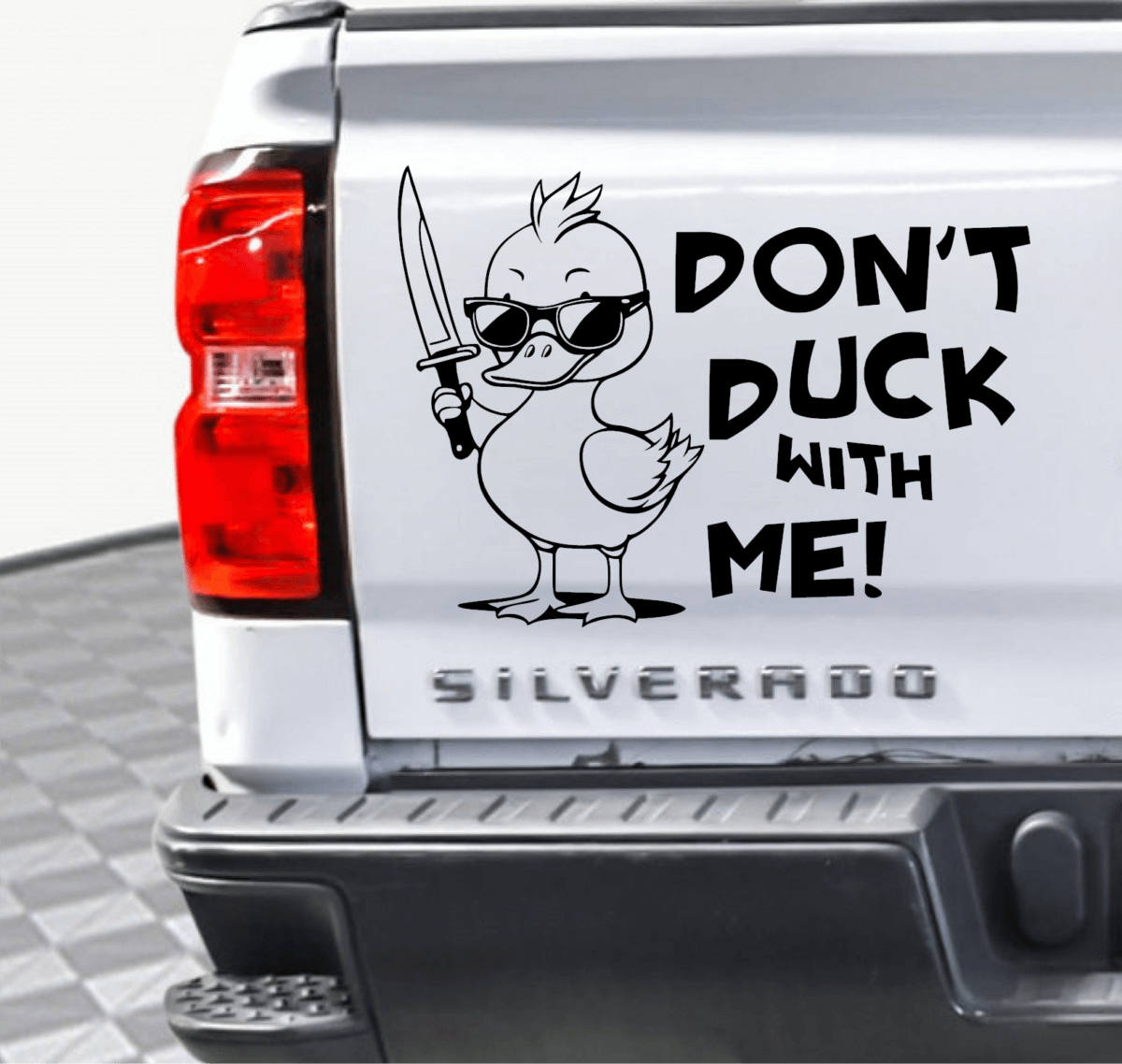 Don't Duck with Me Decal - Image 2