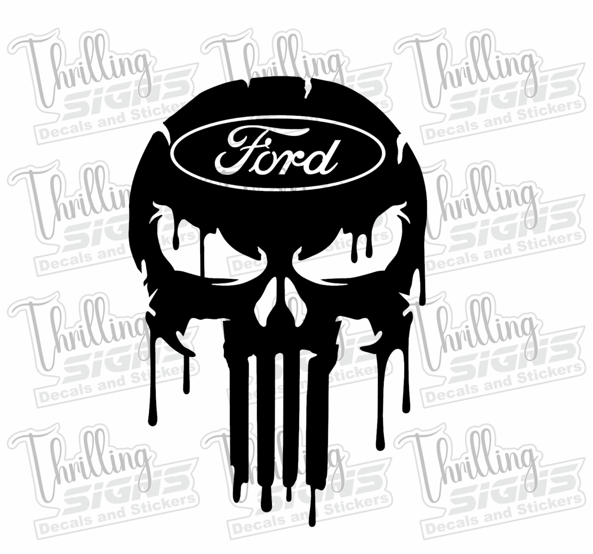 Dripping Ford Skull - Image 2