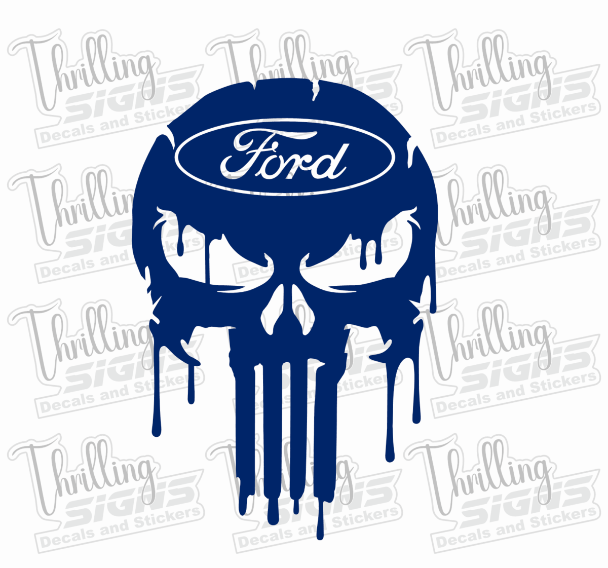 Dripping Ford Skull - Image 3