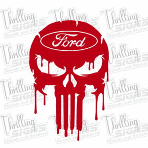 Dripping Ford Skull