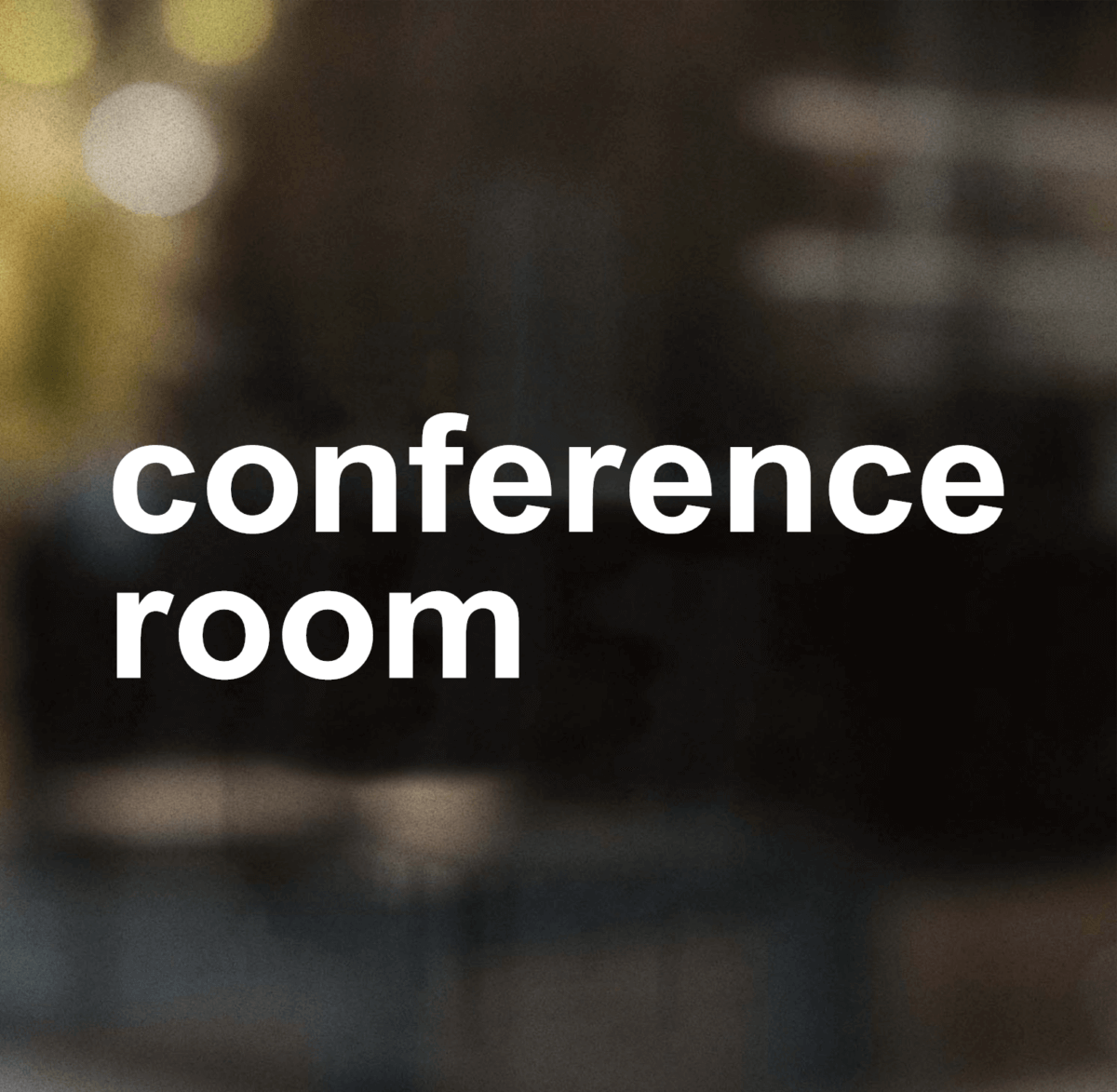 Conference Room Decal