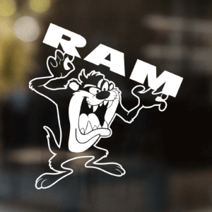Taz Ram Decal