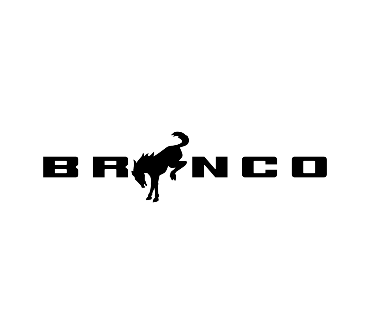Bronco Horse Logo Decal - Image 2