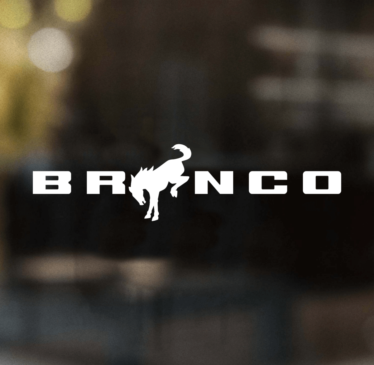 Bronco Horse Logo Decal