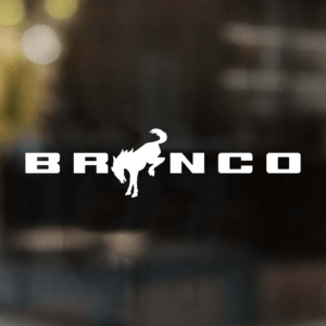 Bronco Horse Logo Decal