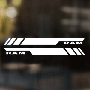 Ram Door Stripe Decal