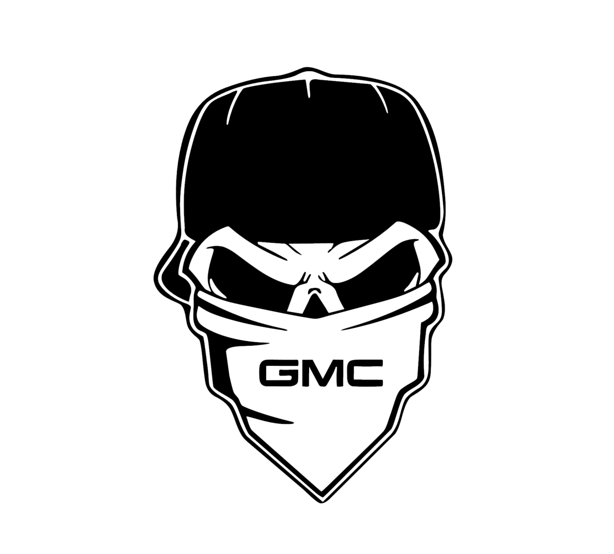 Gmc skull in cap black