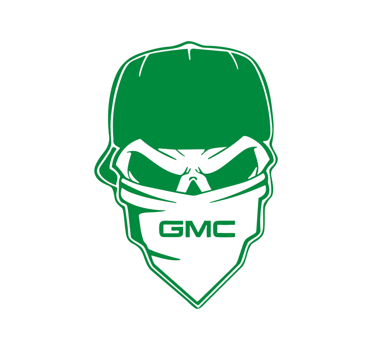 Gmc skull in cap light green