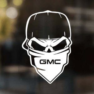 GMC Skull in Cap Decal