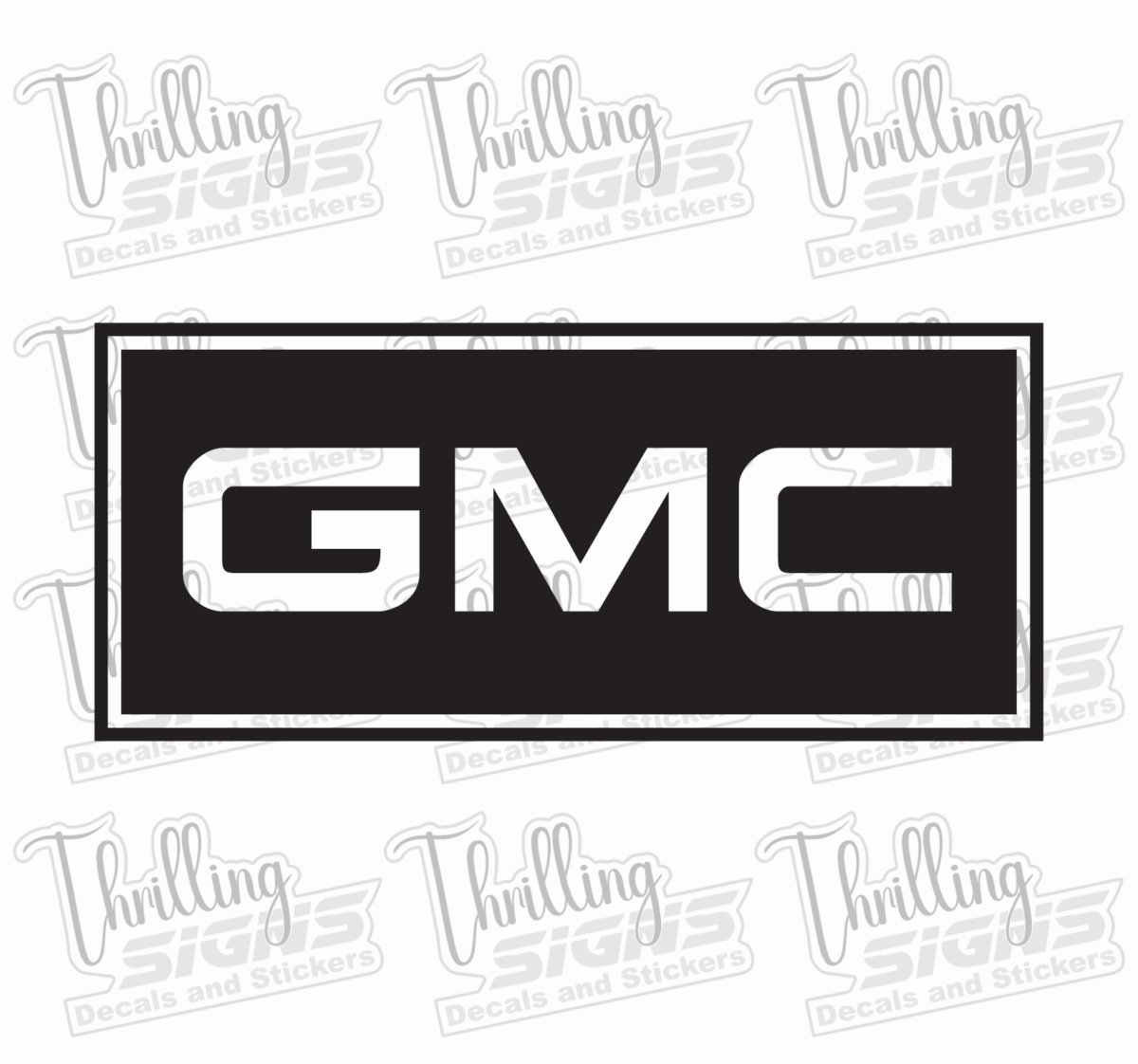 Gmc sticker black2