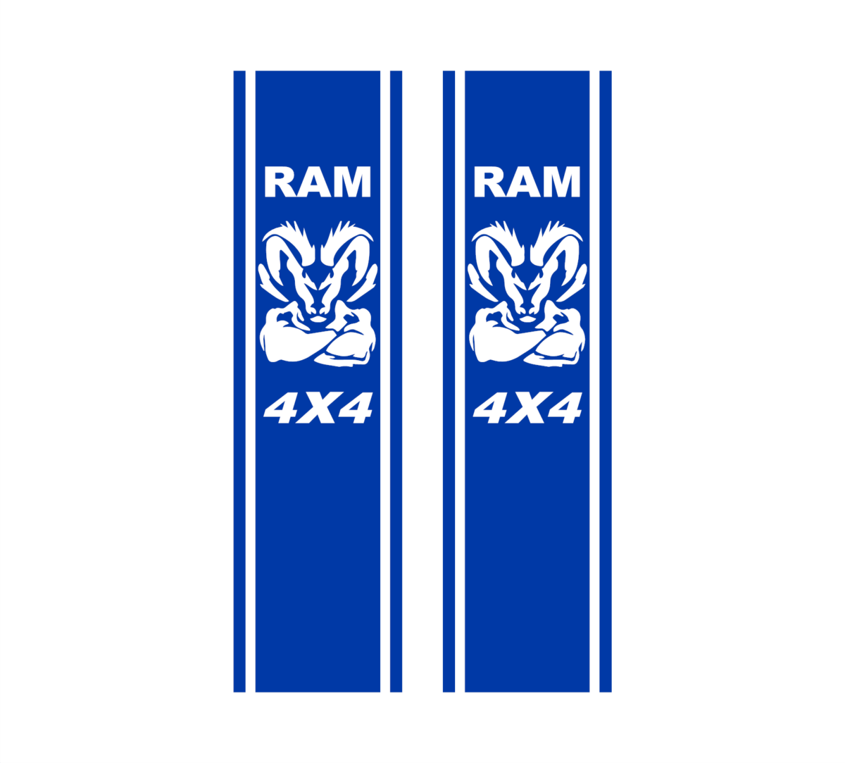 Ram 4 x 4 Truck Bed Stripe Decal - Image 5