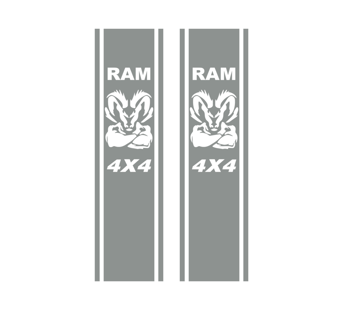 Ram 4 x 4 Truck Bed Stripe Decal - Image 6