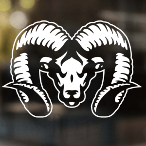 Ram Head Decal