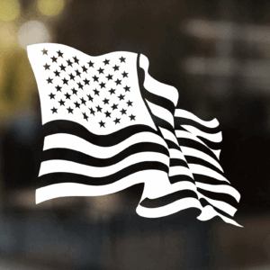 Wavy Flag Decal
