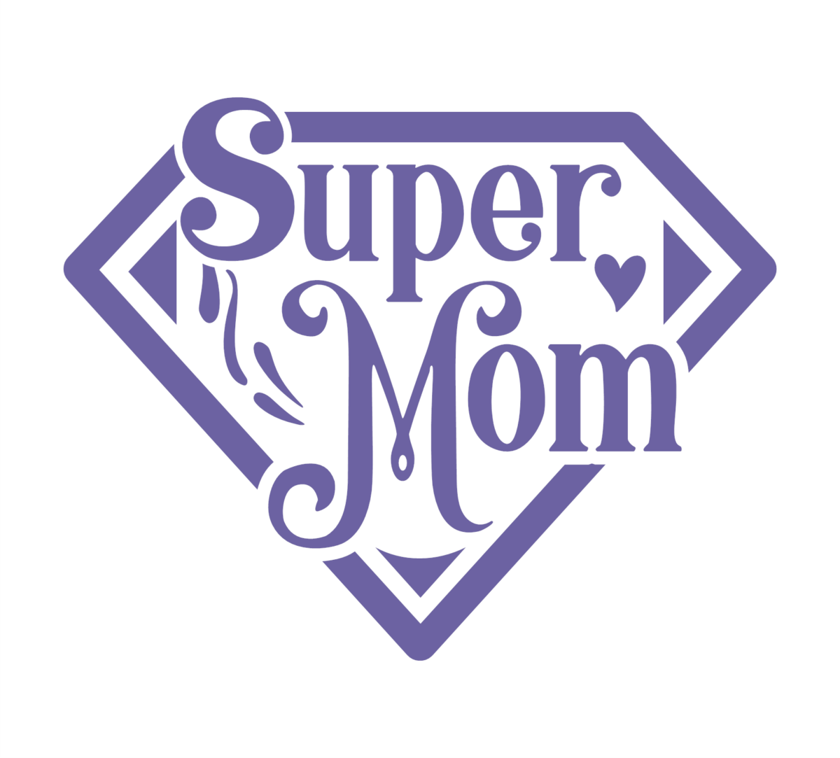 Super Mom Diamond Decal - Image 4