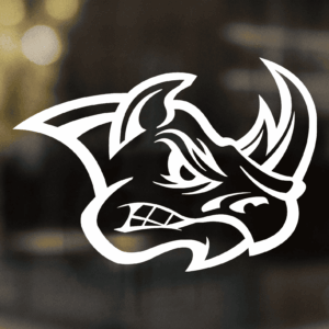 Angry Rhino Decal