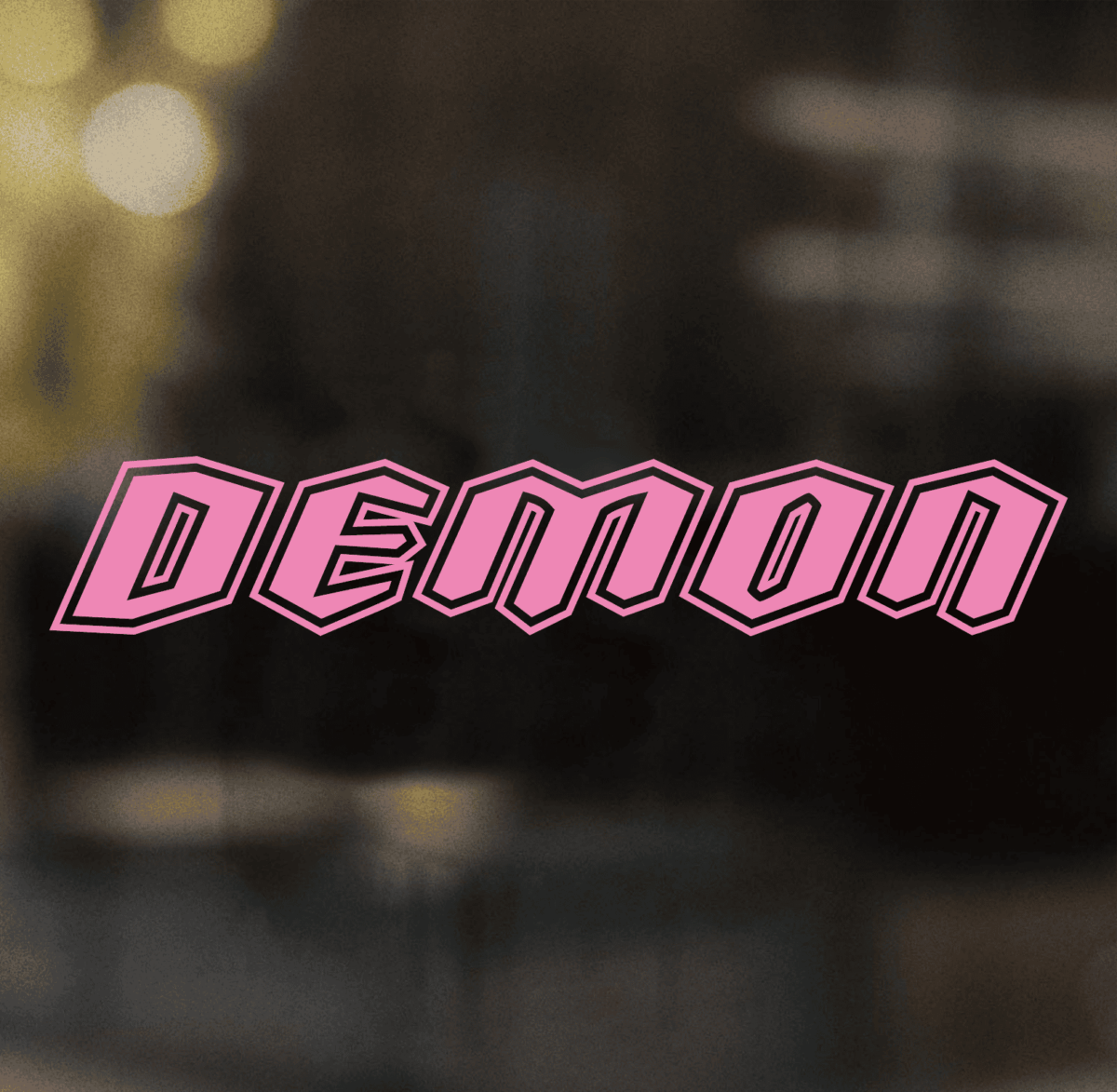 Classic Text Demon Decal - Image 5