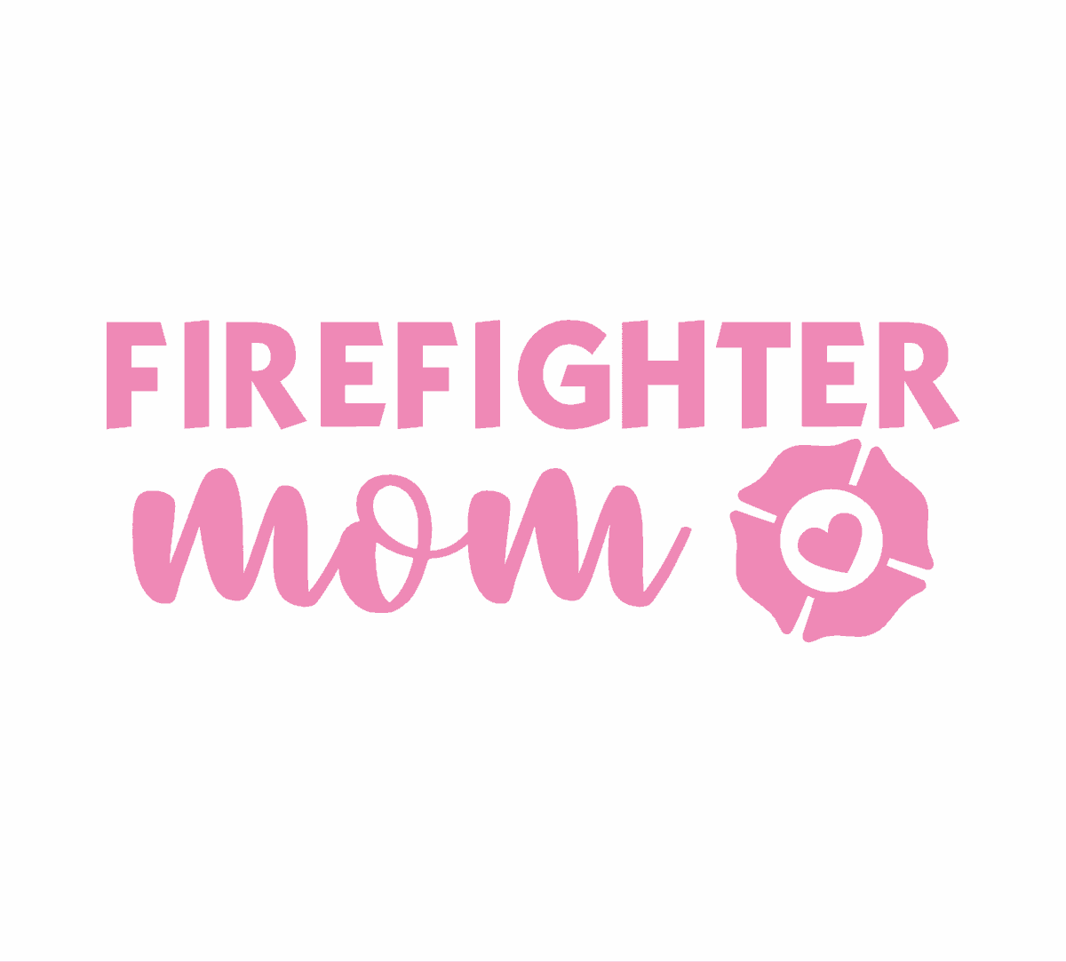 Firefighter Mom Decal - Image 6