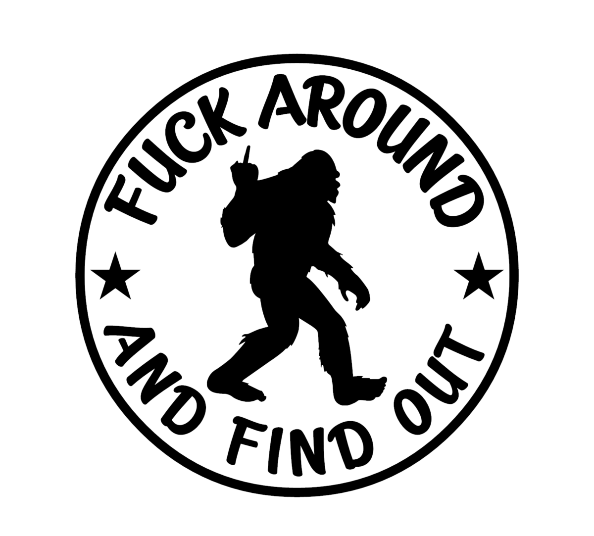 Bigfoot FAFO Decal - Image 2