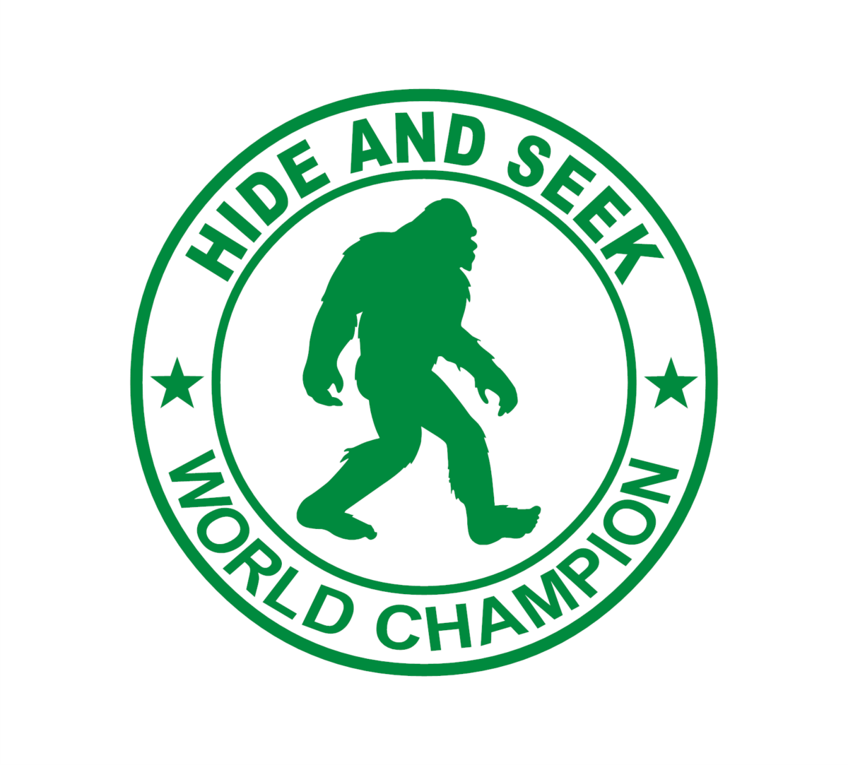 Bigfoot Hide and Seek Champion Decal - Image 4