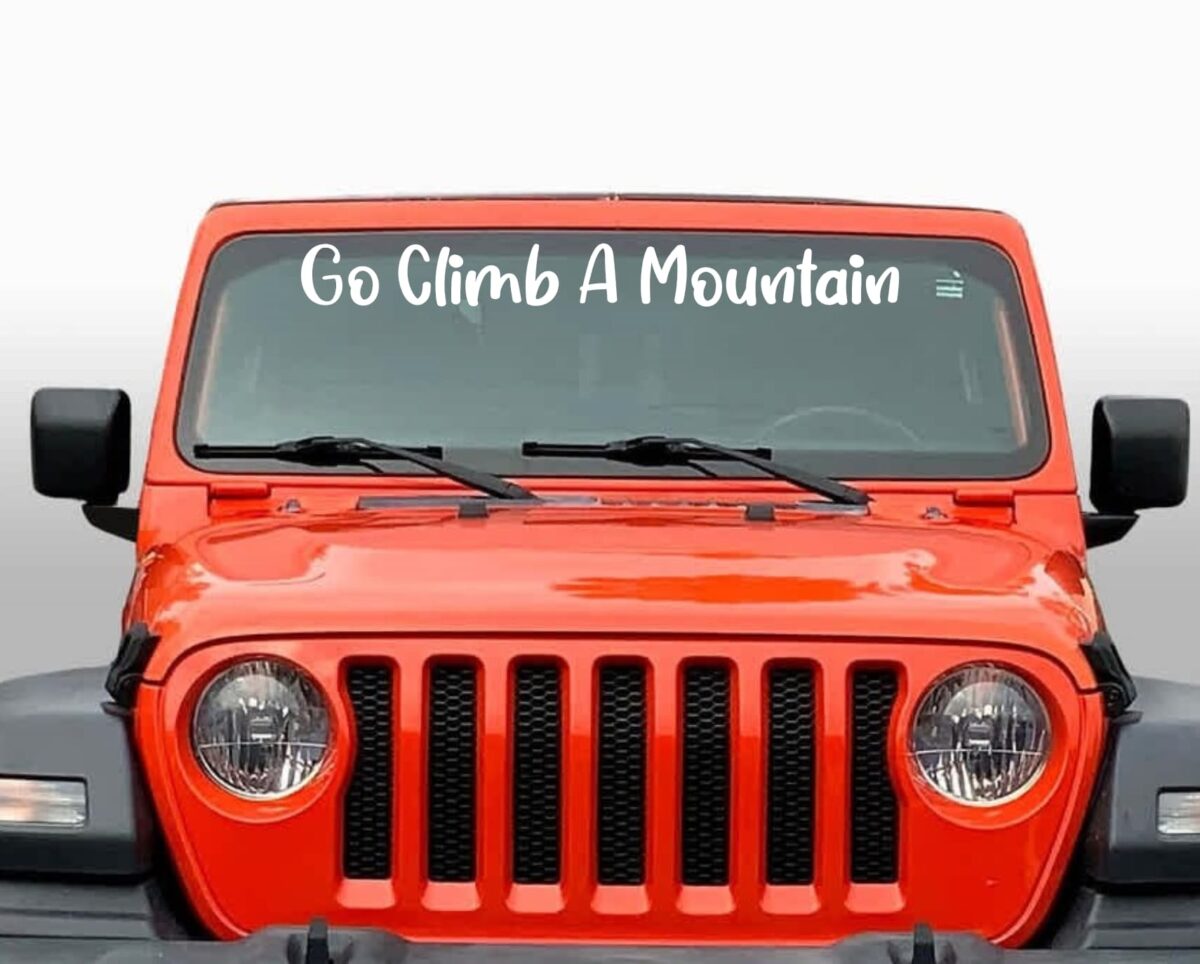 Go Climb A Mountain Decal - Image 4