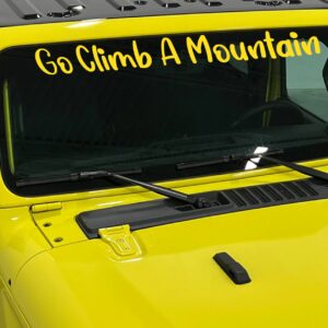 Go Climb A Mountain Decal