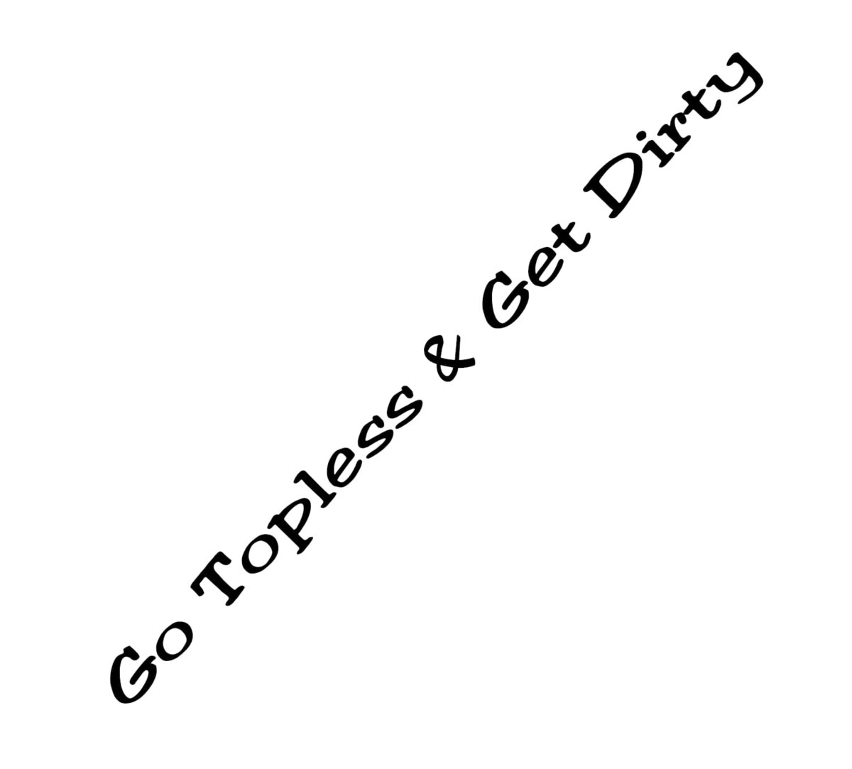 Go Topless and Get Dirty Jeep Decal - Image 2