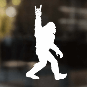 Bigfoot Rock Sign Decal