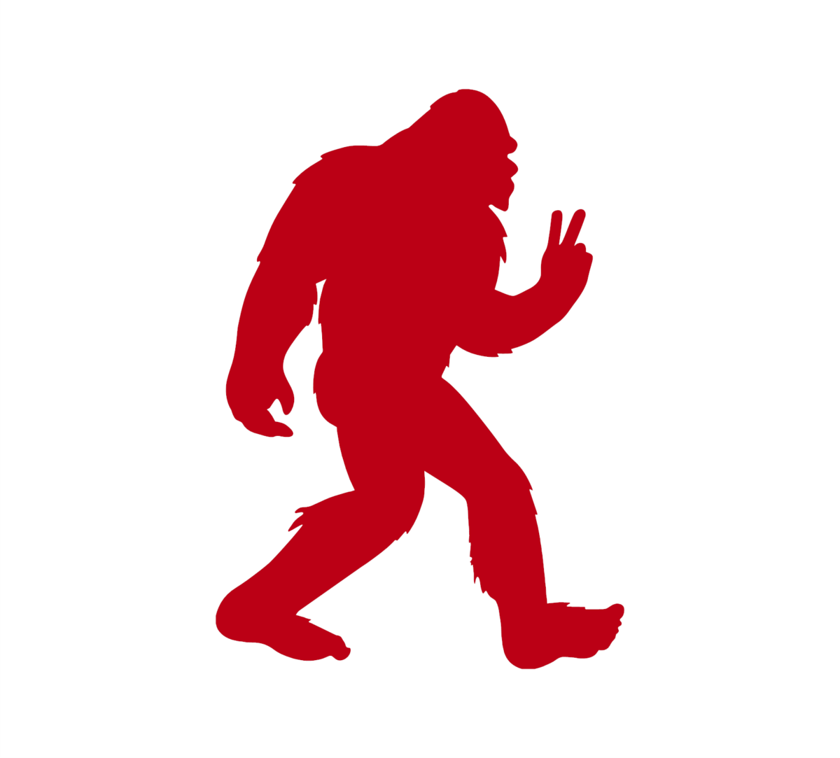 Bigfoot Peace Sign Low Decal - Image 6
