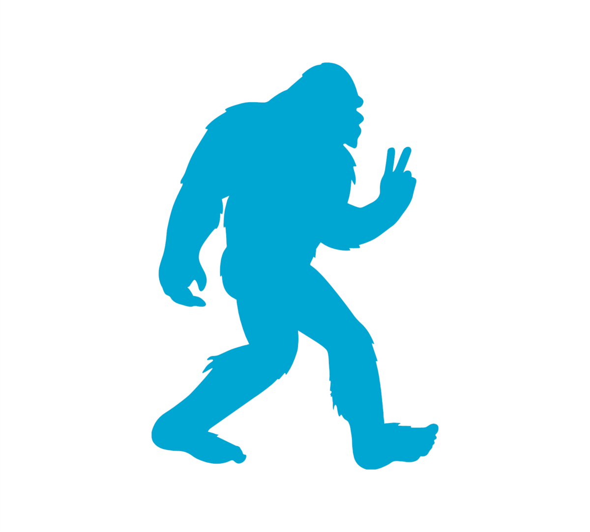 Bigfoot Peace Sign Low Decal - Image 4