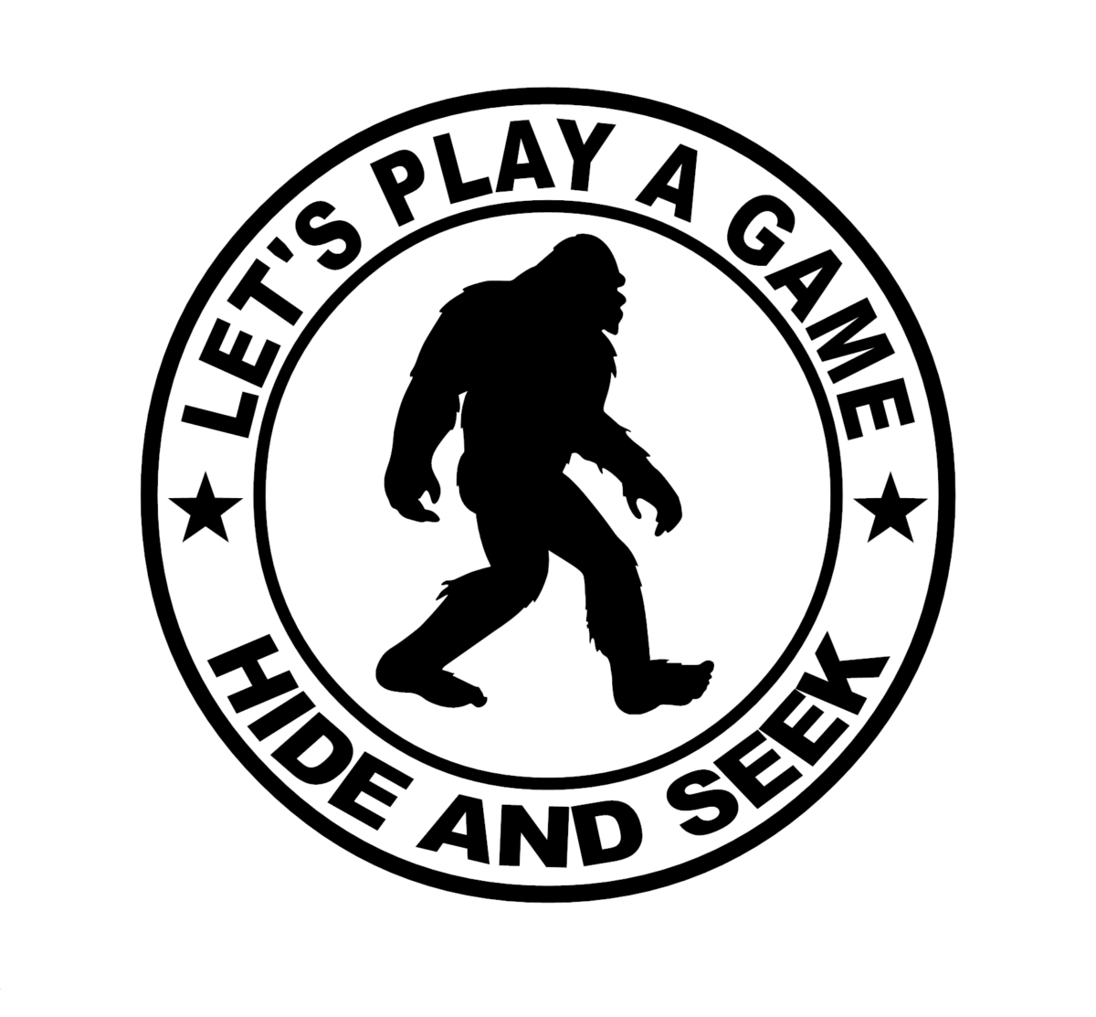 Bigfoot Lets Play A Game Decal - Image 2