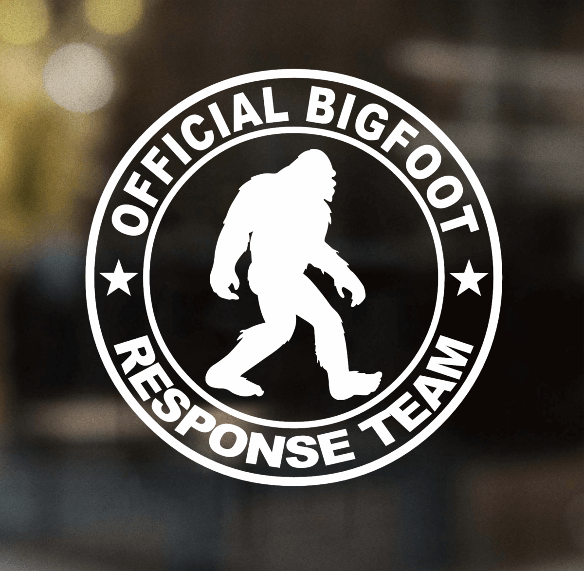 Official Bigfoot Response Team Decal