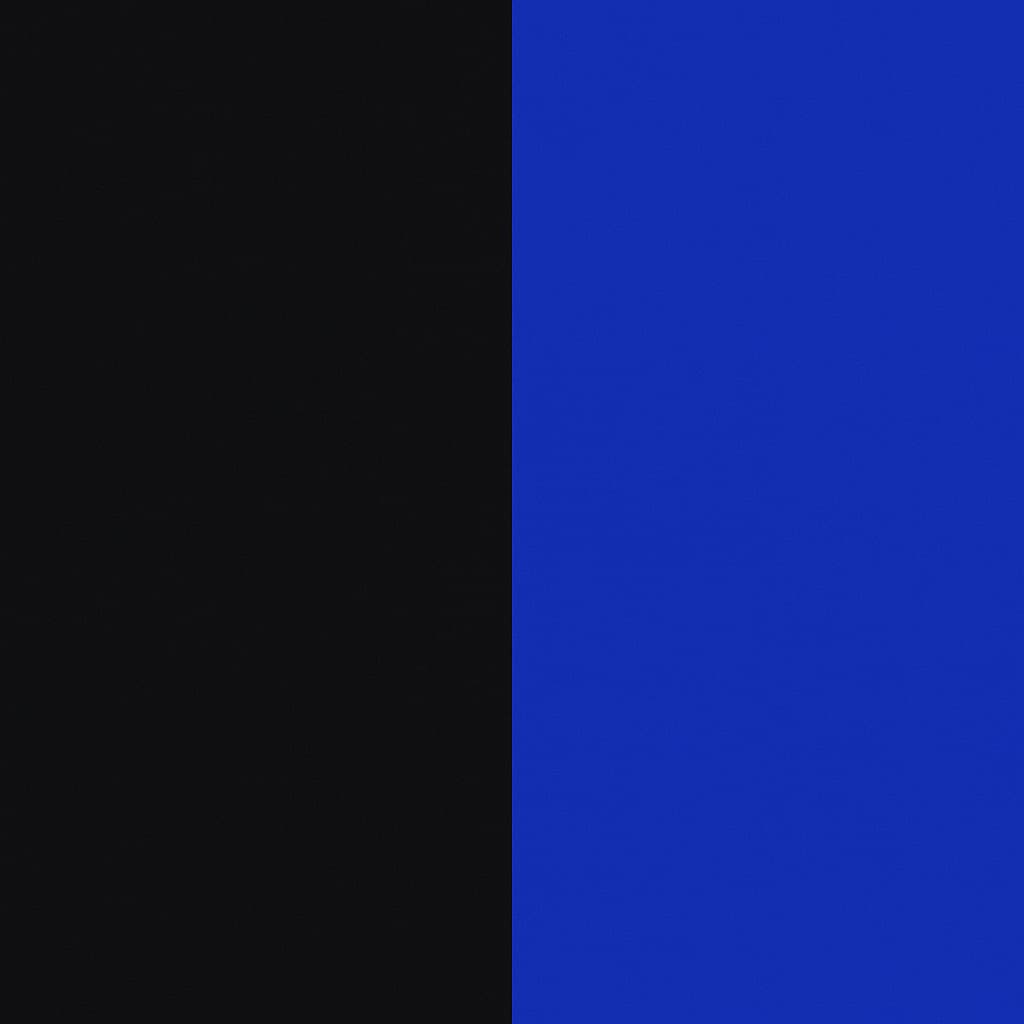 Black & Brilliant Blue