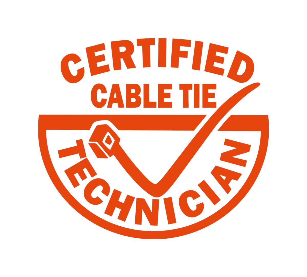 Certified Cable Tie Technician Decal - Image 5