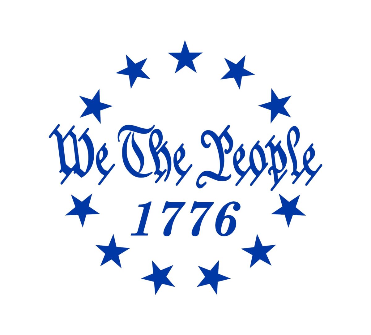 We The People 1776 Thirteen Stars Decal - Image 3